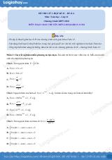 Đề thi giữa kì 2 Toán 12 Cánh diều - Đề số 4